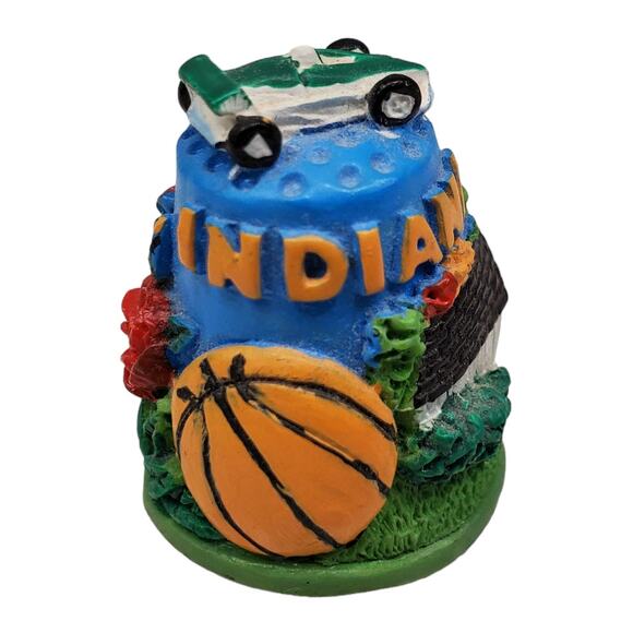 Handmade Indiana Sewing Thimble 2002 Signed - Picture 9 of 10